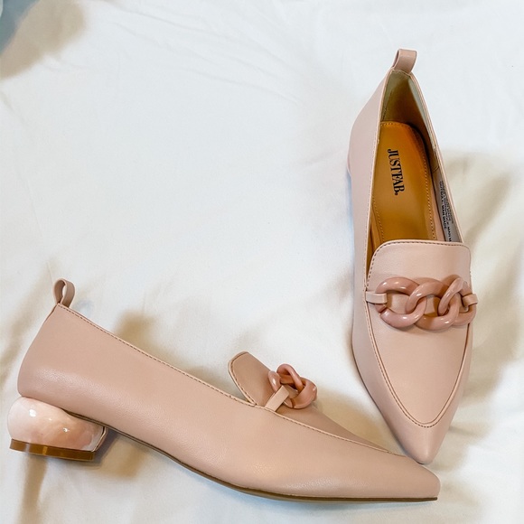 Blush Flats with Marble Heel - Picture 2 of 4